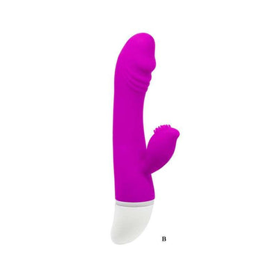 Vibratore massaggiatore elegante in silicone con 30 modalità stimolanti Viola